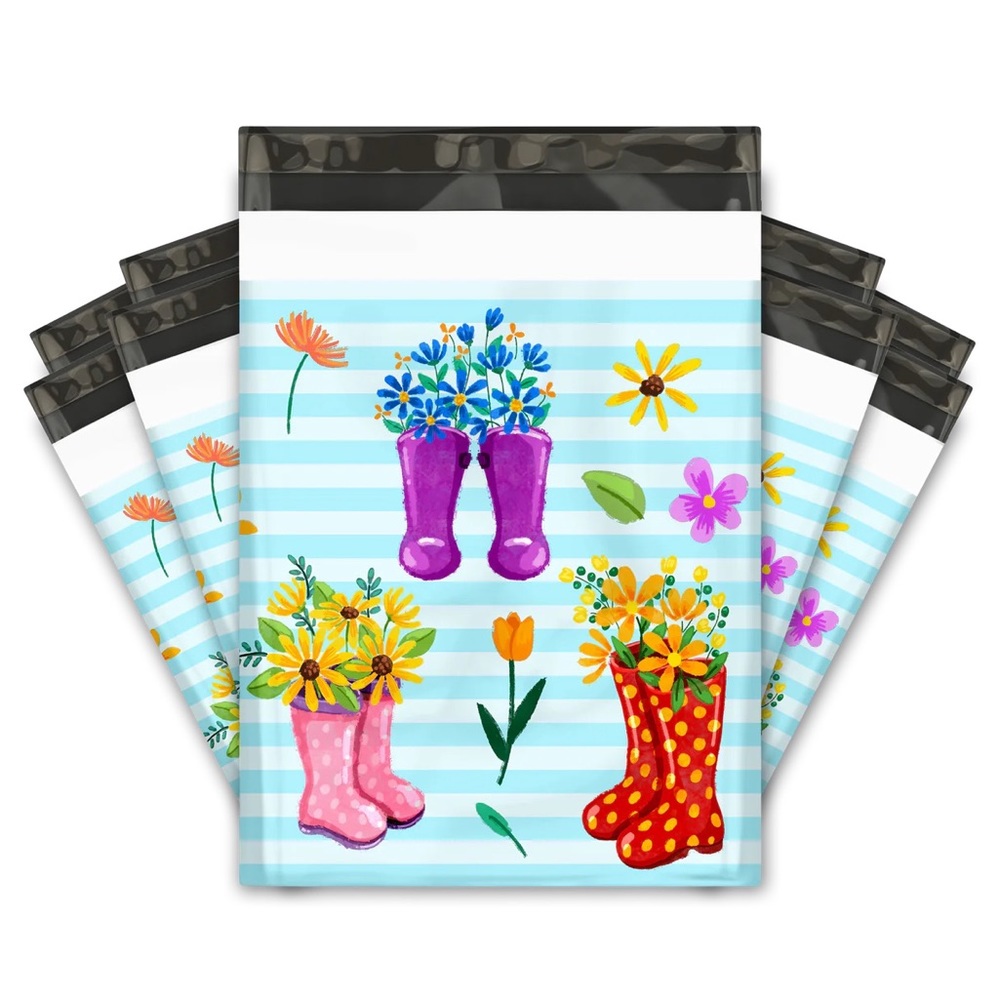 Rubber Boots 🥾 Poly Mailers 10x13 Pack of 25 - Picture 6 of 7